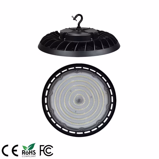 Company Direct Price 5 Years Warranty Isolated Driver 150W 150lm/W UFO LED High Bay Light