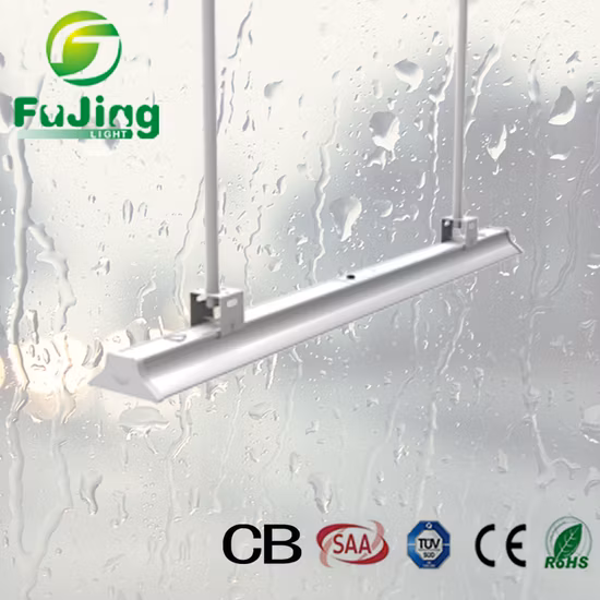 Линейный светильник с высоким люменом, 120 Вт, 4 фута, светодиодный светильник с высоким заливом для склада мастерской