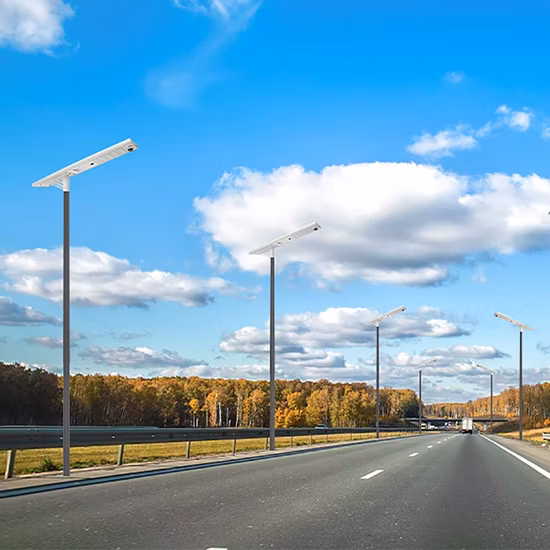 Сертифицированный CE RoHS светильник высокой мощности 30 Вт, 40 Вт, 60 Вт, 70 Вт, 80 Вт, 100 Вт, 120 Вт, светодиодный солнечный уличный фонарь, наружное освещение с опорой HDG