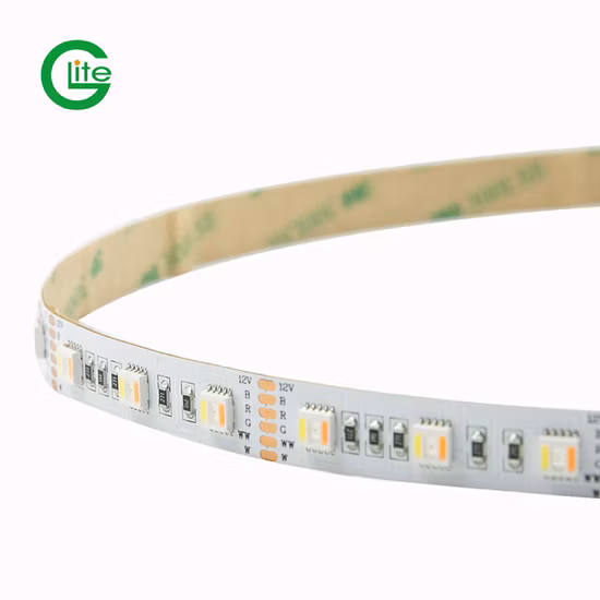 3 года гарантии Светодиодная лента SMD5050 Rgbww 60LED DC24 для украшения освещения